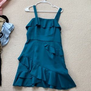 Teal smock dress